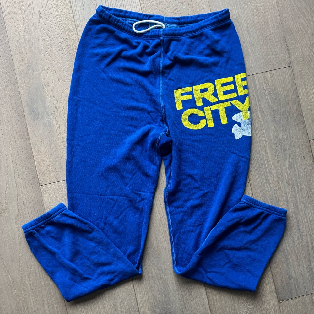 Like new Free City Blue Sweatpants